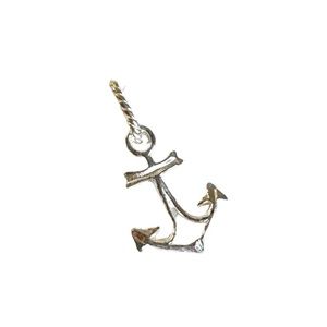 Sterling Silver 925 Nautical Anchor Small Pendant Charm